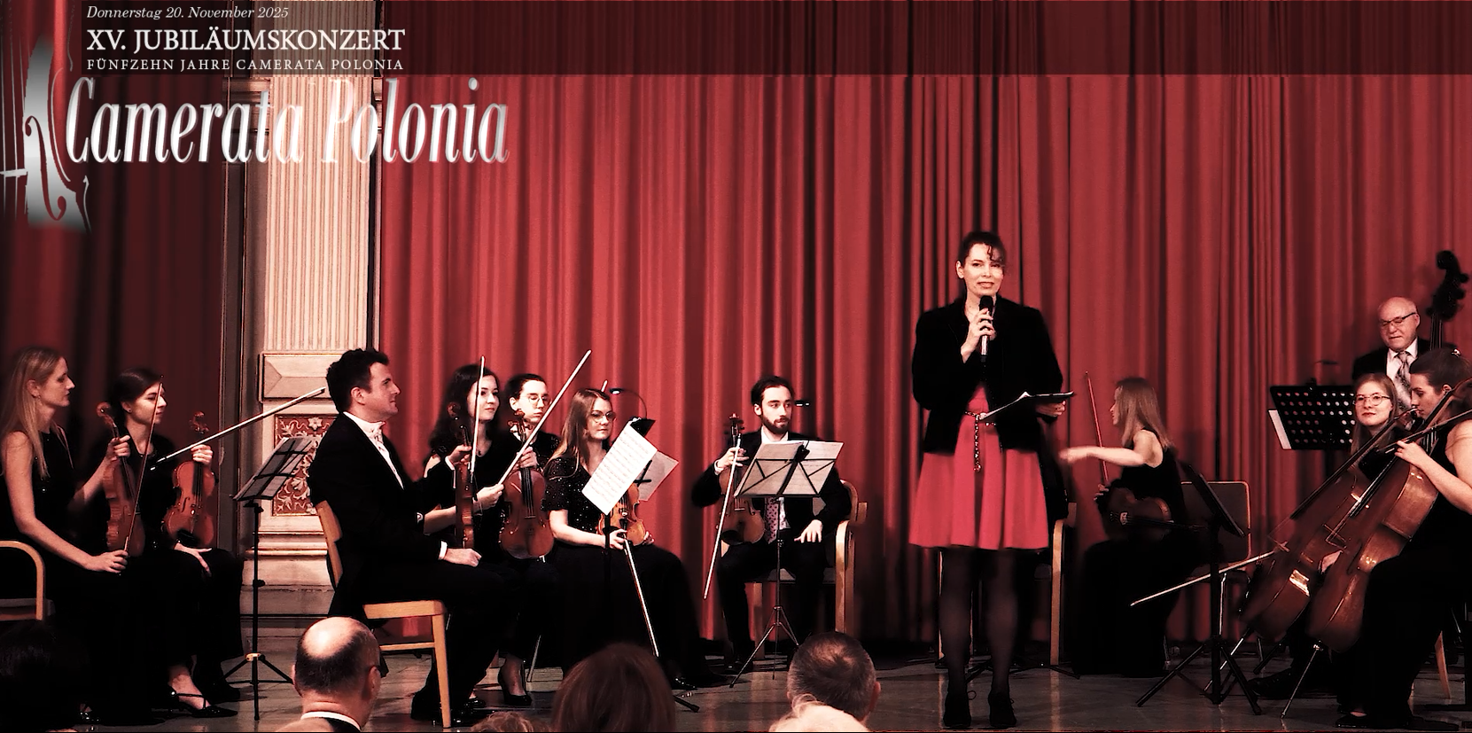 CAMERATA POLONIA - XV. JUBILÄUMSKONZERT, Vorwort Gia Starzyński